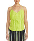 Jasmin Plaid Tie-Front Camisole
